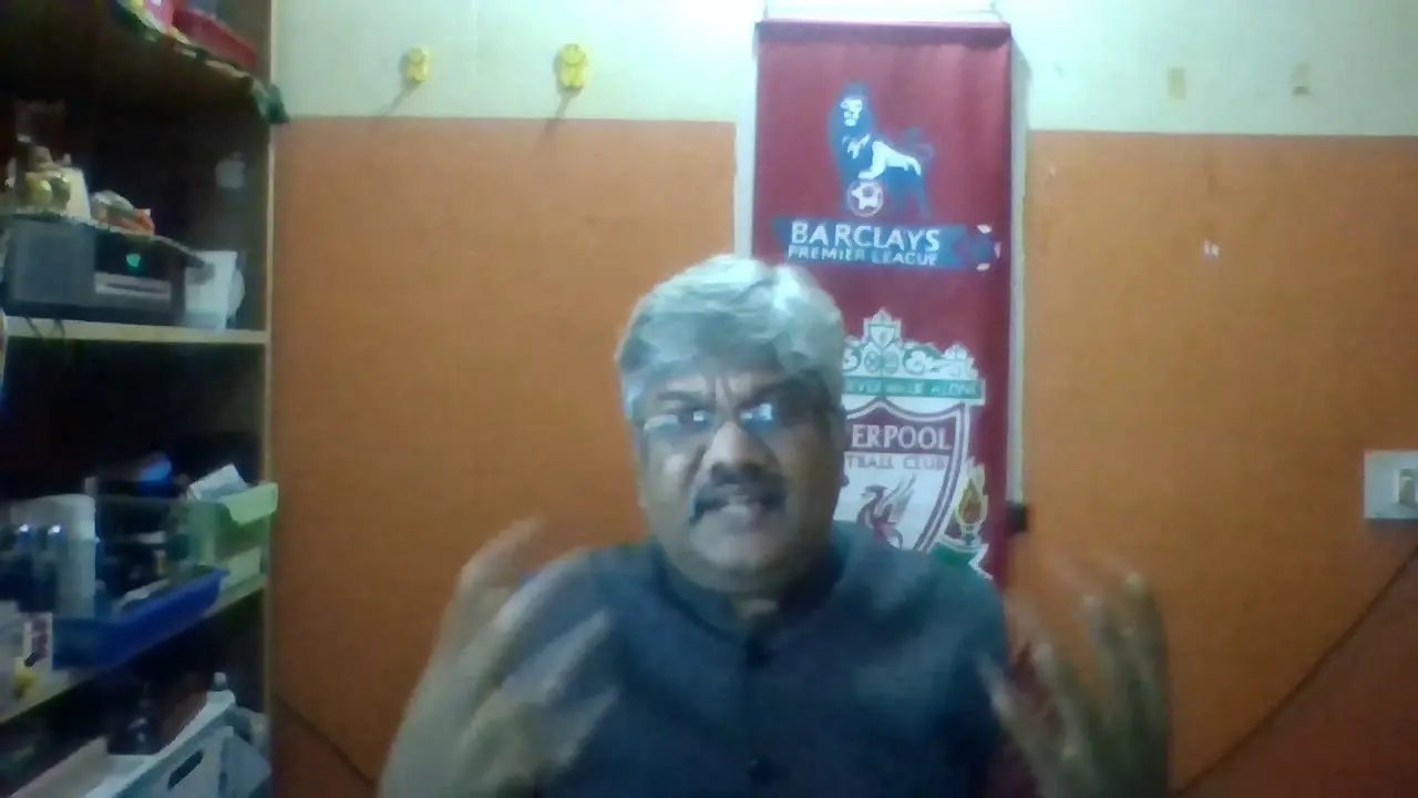 Venkatesh Balasubramanian, CEO, Compunet Connections, recording a video testimonial for Alston Antony
